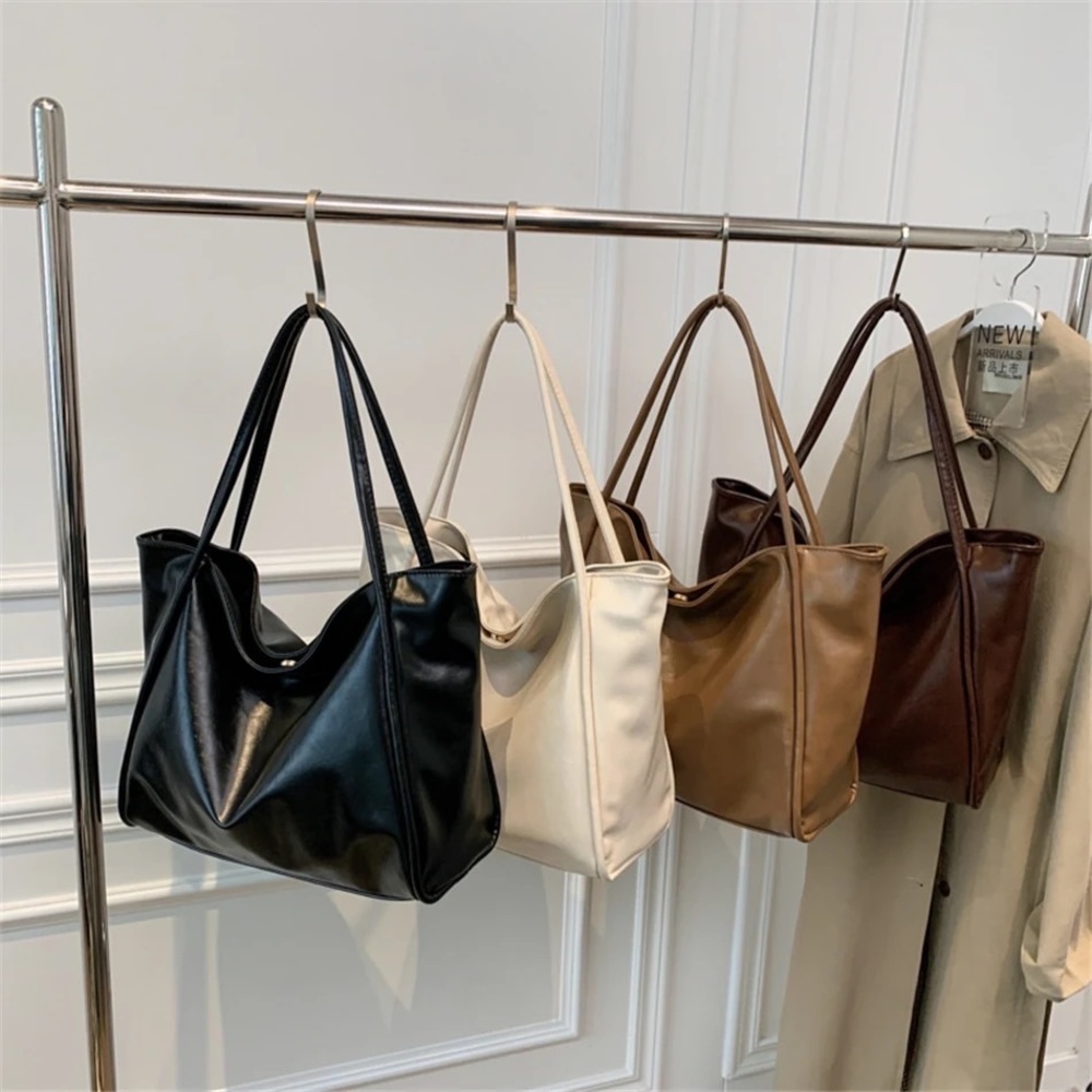 #77 Vegan Leather Brown casual Shoulder Computer work everyday handbag - Picture 6 of 6